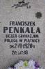 Franciszek Penkala, died as a soldier in Pitnica in 1920